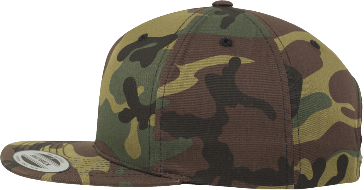 Brandit Camo Classic Snapback Kappe, woodland