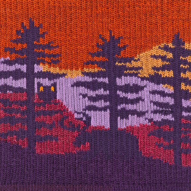 Darn Tough Northwoods Micro Crew Midweight Wandersocken mit Dämpfung, Nightshade