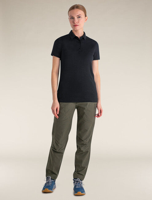 Icebreaker 150 Tech Lite III damen merino kurzarm T-shirt, schwarz