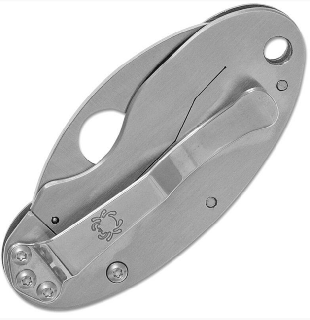Spyderco Cricket Stainless kleines taschenmesser 4,7 cm, vollstahl