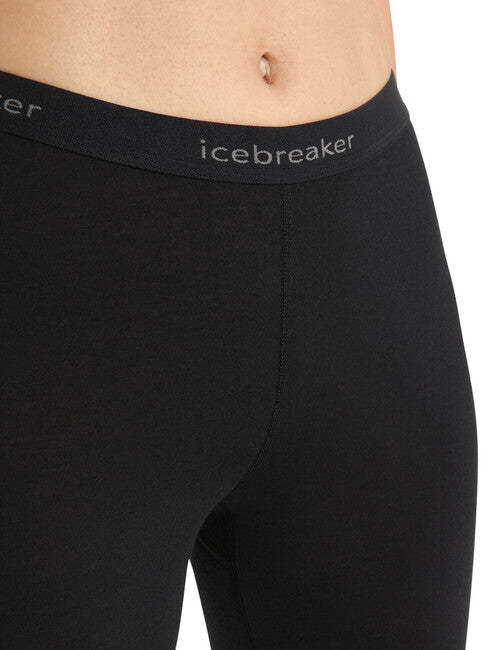 Icebreaker 200 Oasis damen Thermo-Leggings, schwarz