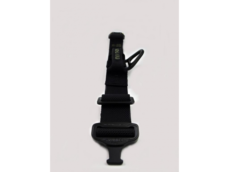 K9 Thorn Bravo halsband mit kobraschnalle, schwarz