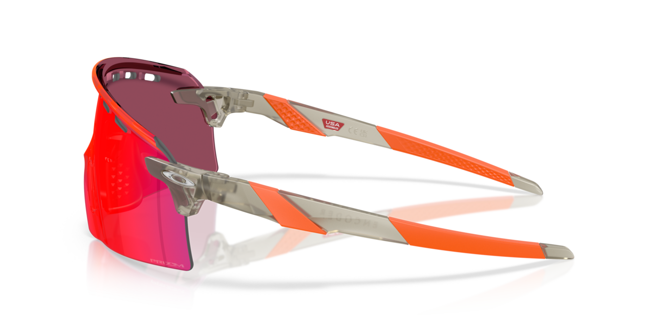 Oakley ENCODER STRIKE VENTED mit Rahmen Matte Grey Ink und mit Dias Prizm Road 39, Metal