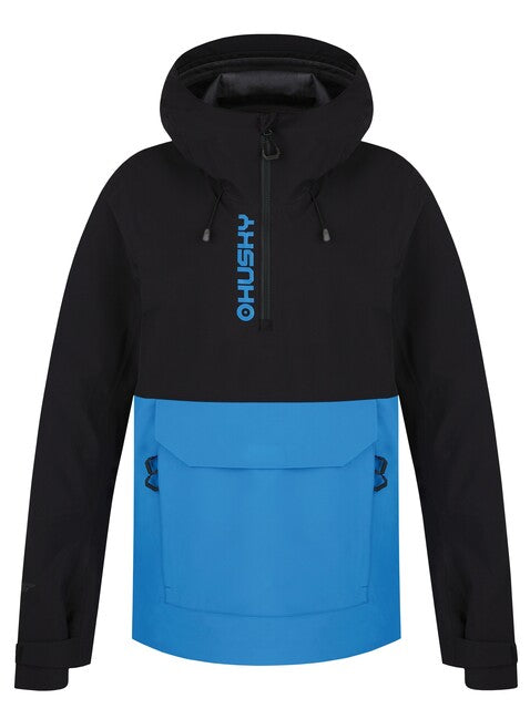 HUSKY Nabbi herren Outdoorjacke schwarz/neonblau
