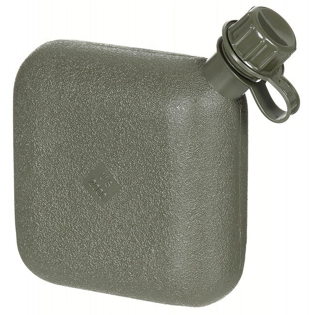 MFH Field Bottle Square, Approx. 2L, OD Green