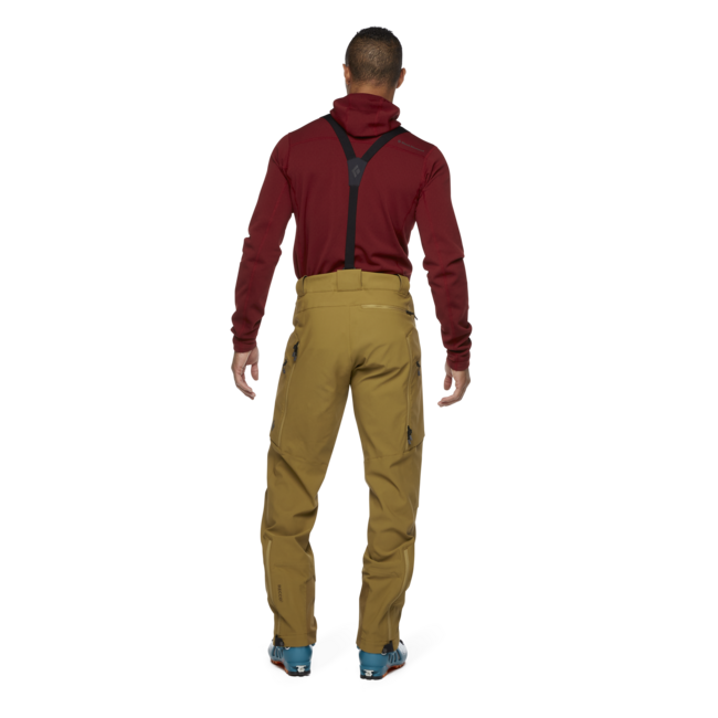 Black Diamond Dawn Patrol Hybrid herren-hose, dunkles curry
