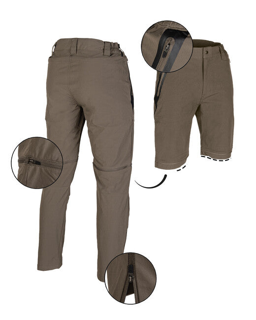 Mil-Tec PERFORMANCE ZIP-OFF Hosen ranger green