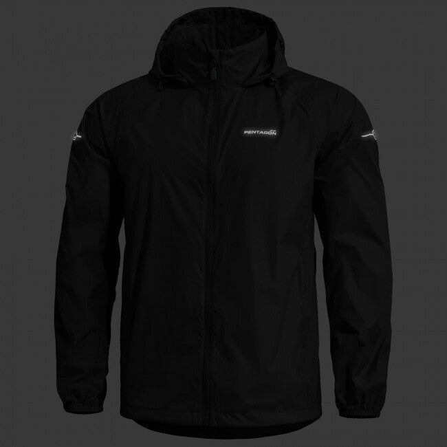 Pentagon Herren-Jacke Cloudburst Packable, schwarz