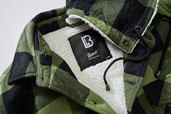 Brandit Lumber kapuzenjacke, schwarz/oliv