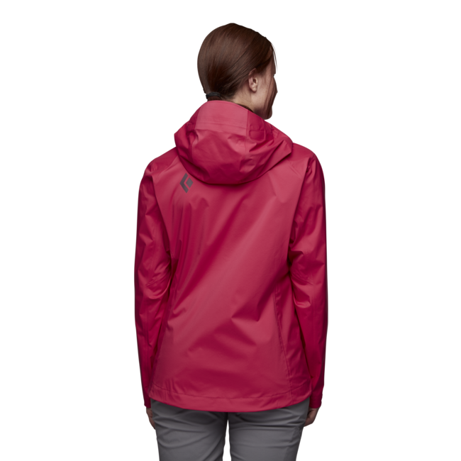 Black Diamond StormLine Stretch Rain Shell damen-Regenjacke, granatapfel