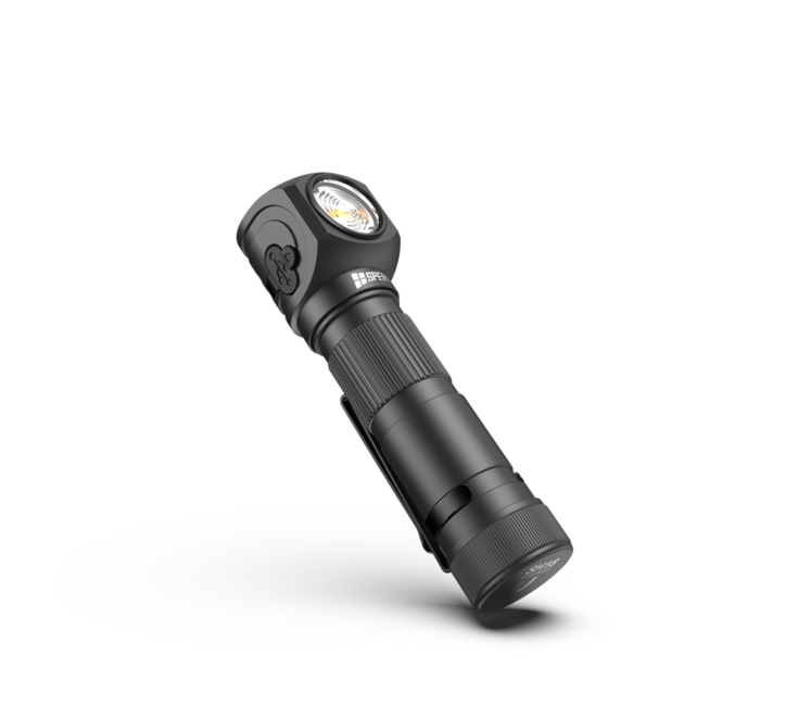 Speras SH18 wiederaufladbare stirnlampe schwarz
