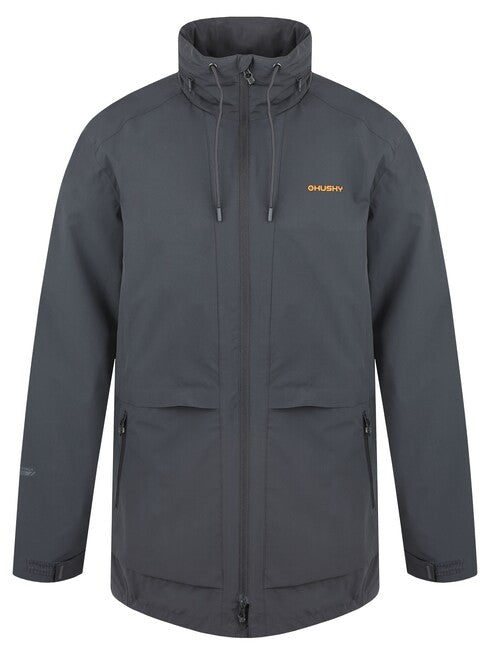 HUSKY Nevr herren Hardshellmantel, dunkelgrau