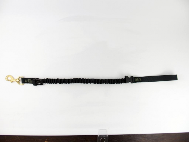 K9 Thorn mit Schalldämpfer und Karabiner leine, schwarz, M