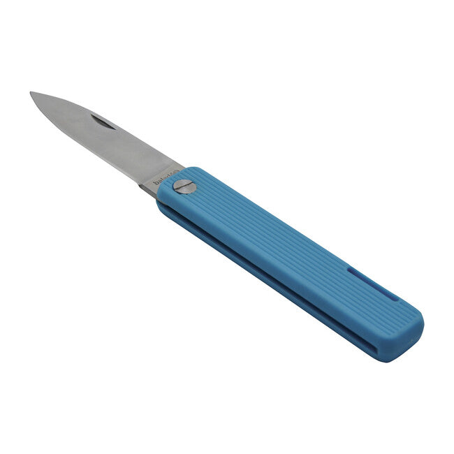 Baladeo Papagayo taschenmesser klinge 7,5 cm stahl 420, griff tpe türkis
