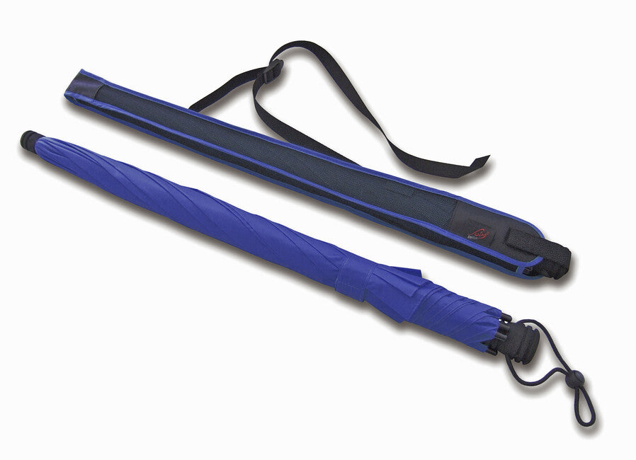 EuroSchirm Swing Liteflex robuster und unverwüstlicher regenschirm, blau