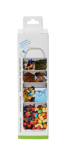 Humangear Stax Modular Lunch Box Medium 4 Stück