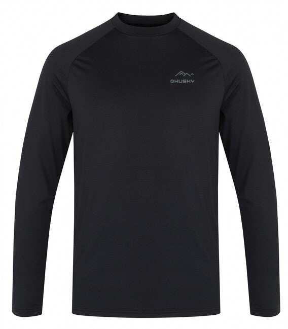 HUSKY Tromi herren thermo langarmshirt, schwarz