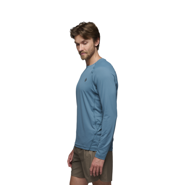 Black Diamond Alpenglow Crew herren Langarm-T-shirt, creek blue