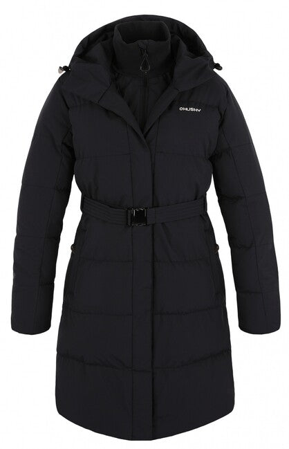HUSKY Nerine hardshell stuffed coat, schwarz