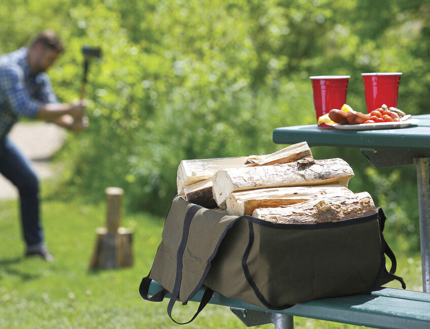 Coghlans CL log carrier canvas holz tasche