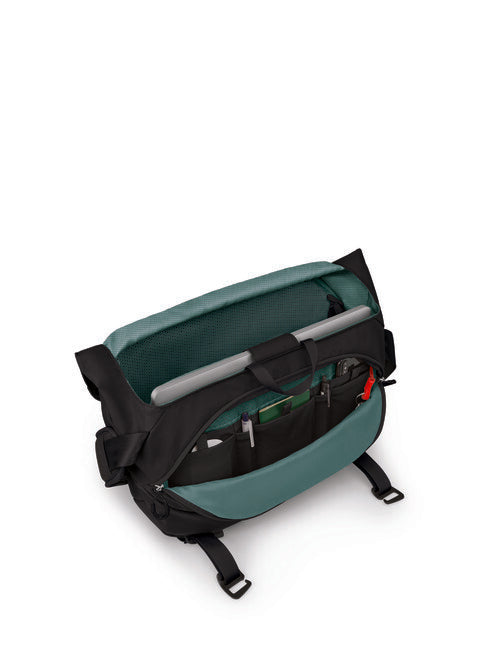OSPREY METRON MESSENGER umhängetasche, schwarz