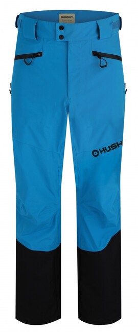 HUSKY Kippe herren-hardshellhose, blau/schwarz