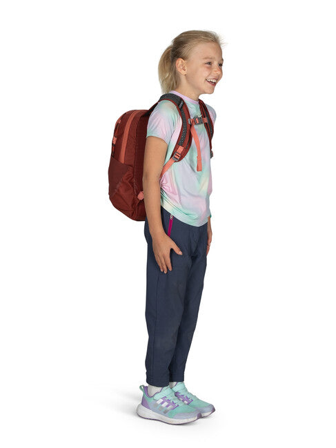 OSPREY Daylite Jr kinderrucksack pinselstriche druck/red canyon