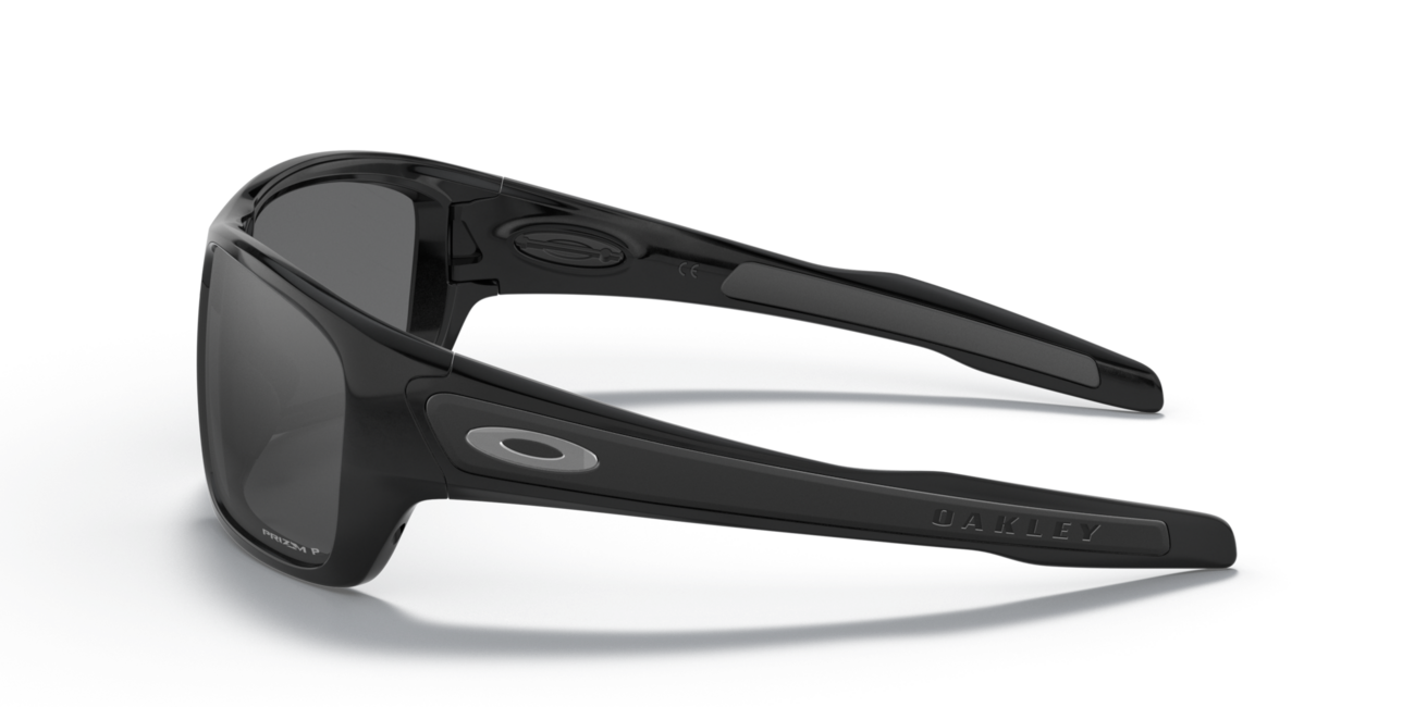 Oakley TURBINE Sonnenbrille mit Rahmen Polished Black und mit Dias Prizm Black Polarized 65