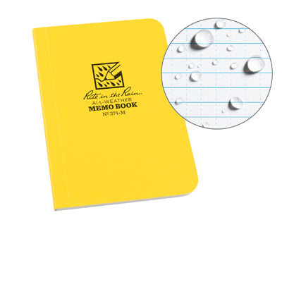 Rite in the Rain 374-M All Weather Field-Flex Book gelb