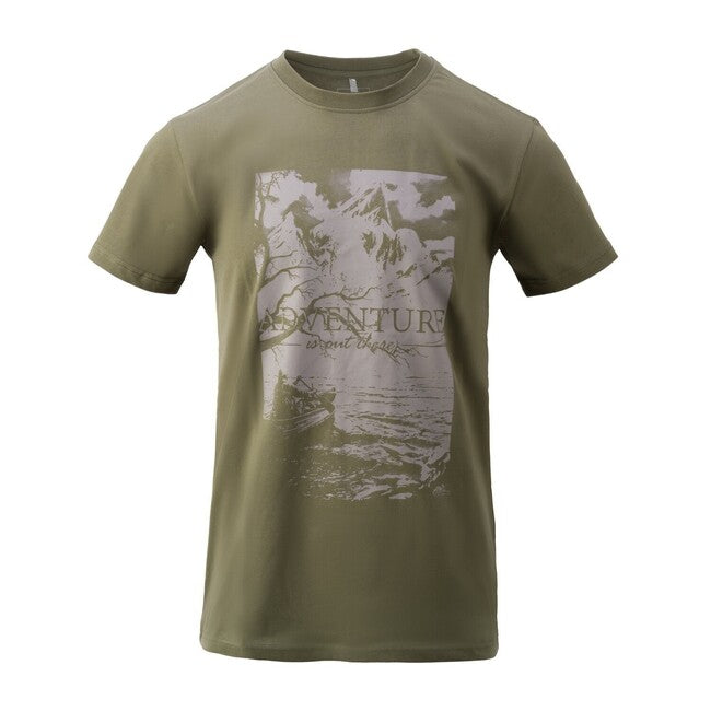 Helikon-Tex T-shirt (Adventure Is Out There) - olive green