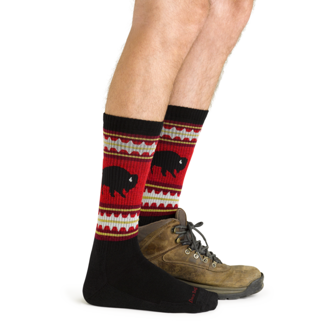 Darn Tough VanGrizzle Boot socken medium light mit kissen, schwarz