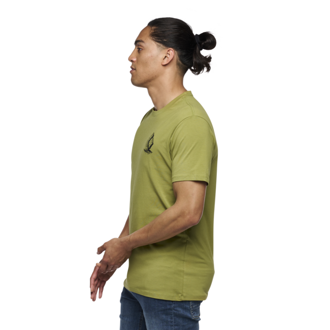 Black Diamond Boulder herren kurzarm-T-shirt, Camp green