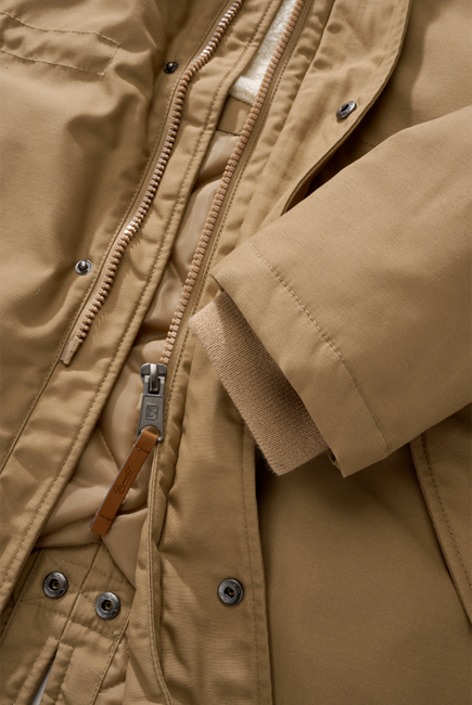 Brandit Marsh Lake teddyparka, kamel