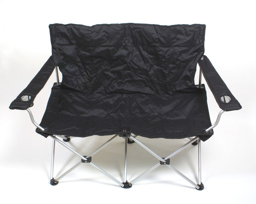 BasicNature Love Seat reisestuhl, schwarz