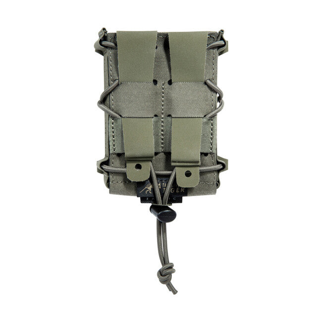 Tasmanian Tiger Dbl Mag Pouch Mcl Irr, stone grey olive