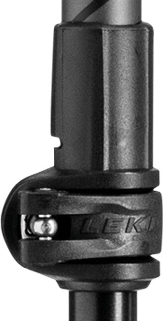 LEKI Khumbu Lite trekkingstöcke, schwarz-dunkel-anthrazit-mango, 100 - 135 cm