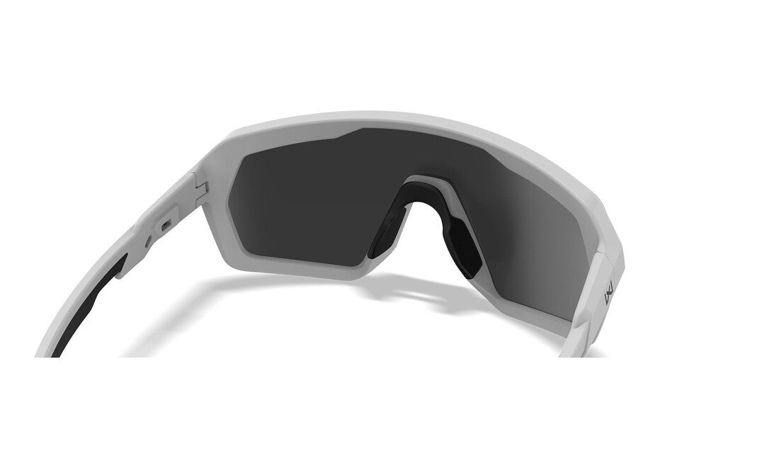 Wiley X Citadel Sunglasses, Captivate Red Mirror/Polished White