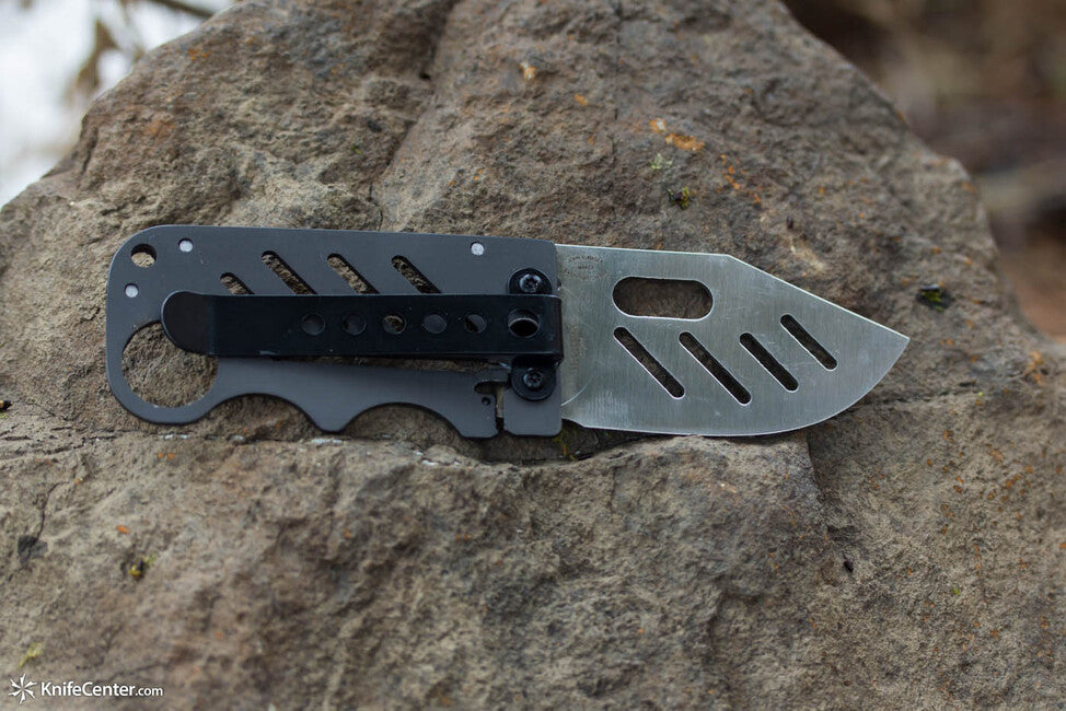 BÖKER Plus Kreditkartenmesser taschenhalsmesser 5,8 cm, titan