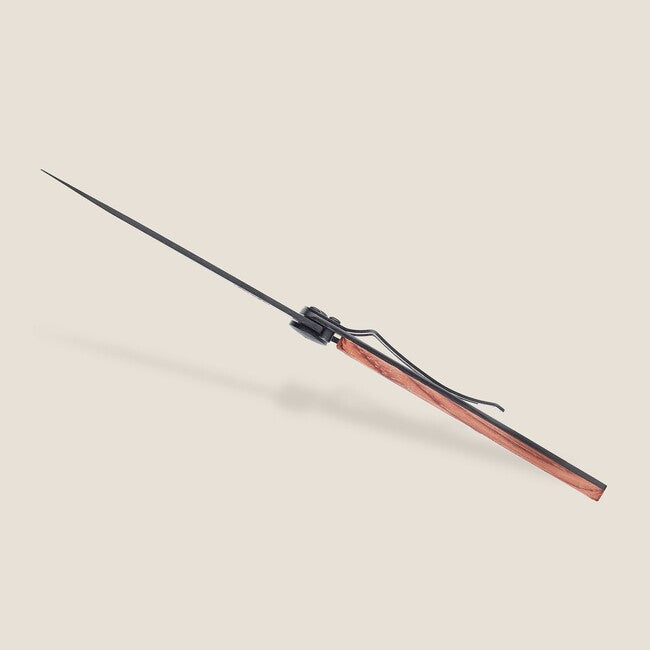 Deejo Tattoo Schließmesser Black Coralwood Fox