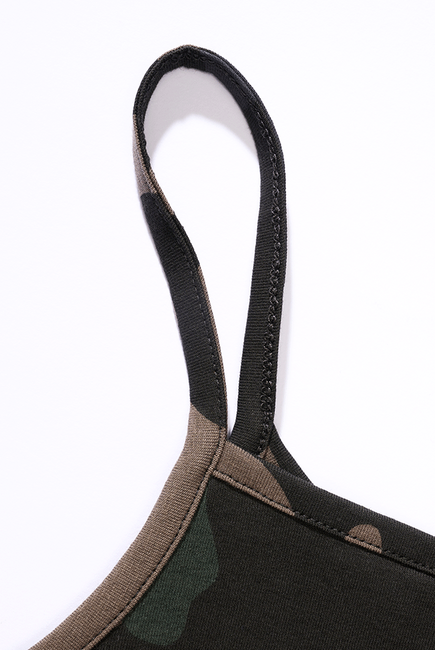 Brandit Tank Top mit dünnen Trägern, darkcamo