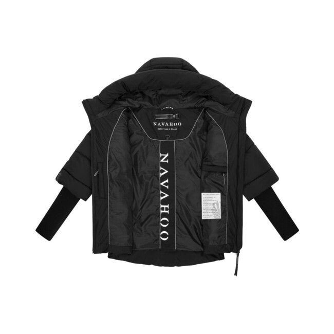 Navahoo Lotusherz XIV damen Winterjacke, schwarz