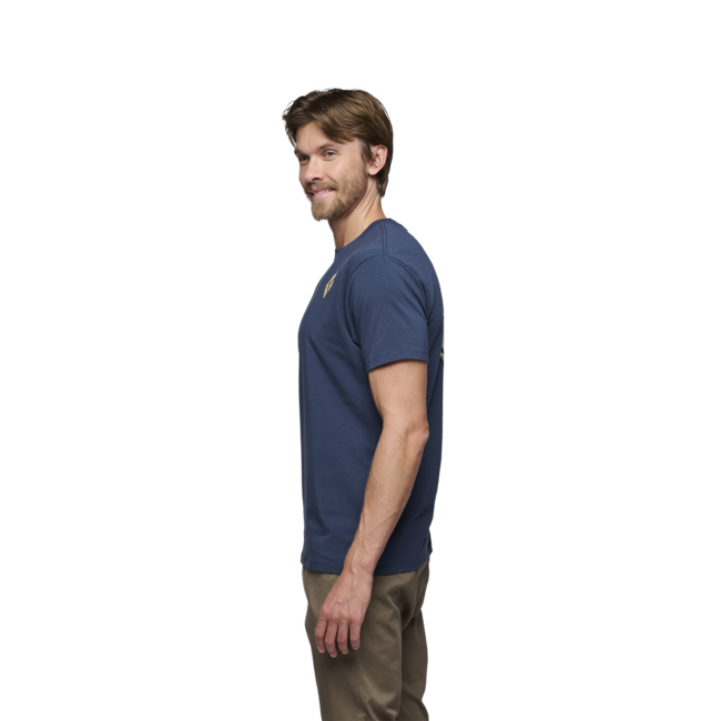 Black Diamond Mono Pocket herren Kurzarm-T-shirt, indigo