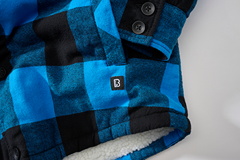 Brandit Lumber kapuzenjacke, schwarz/blau