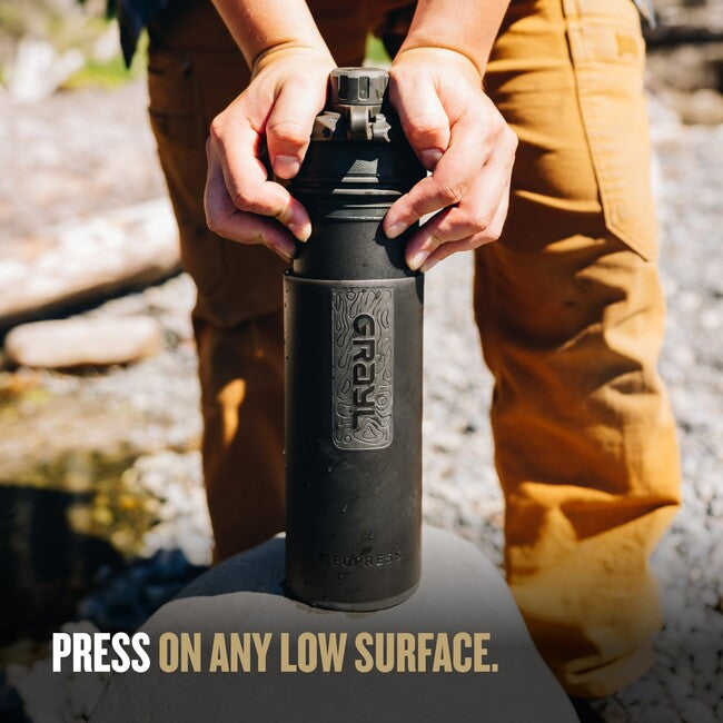 GRAYL GeoPress Purifier Filterflasche, Covert Black