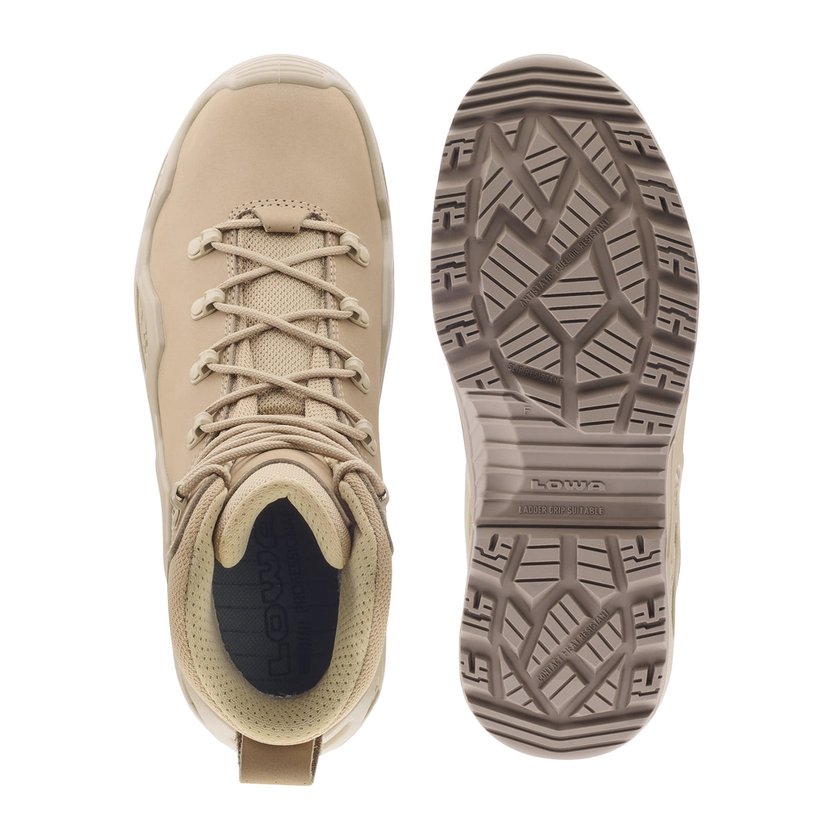 LOWA Z-6N MK2 GTX PR tactical boots, desert