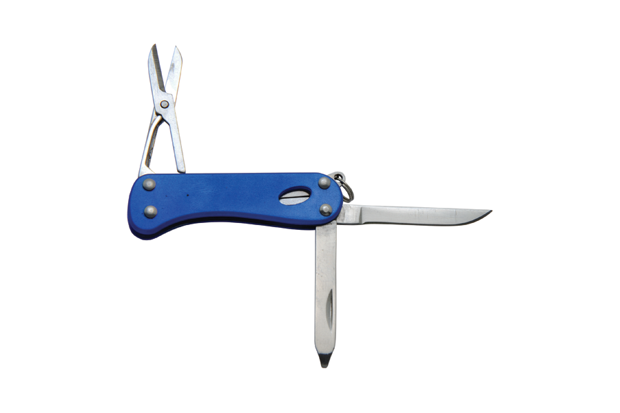 Baladeo ECO167 schubkarren-multifunktionsmesser, 5 funktionen, blau