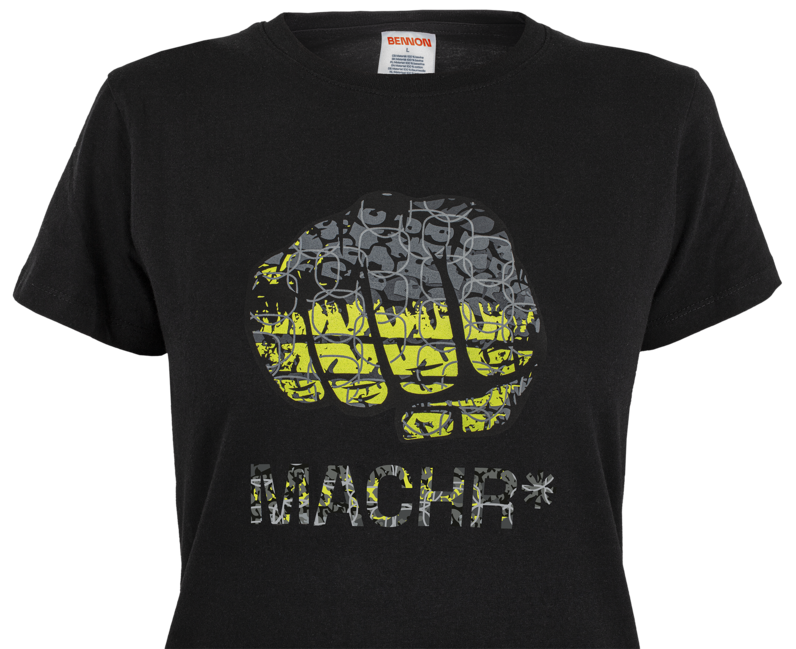 BENNON T-Shirt PREDATOR LADY, schwarz/grün
