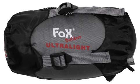 Fox Ultralight schlafsack ultraleicht + 11 / + 21°C, grau