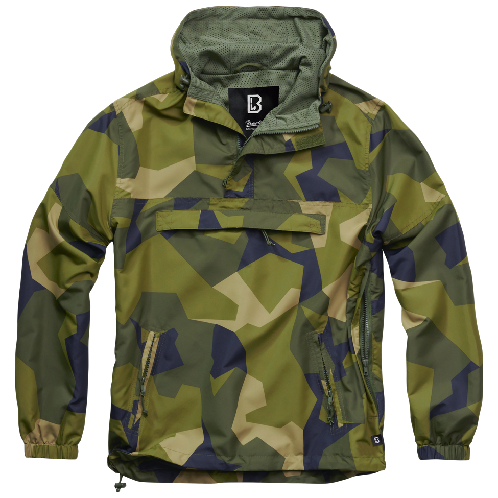 Brandit Summer Windbreaker bunda swedish camo, M90