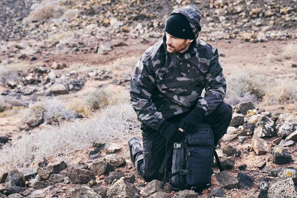Brandit Summer Windbreaker-Jacke, darkcamo